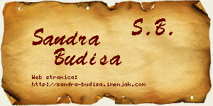 Sandra Budiša vizit kartica